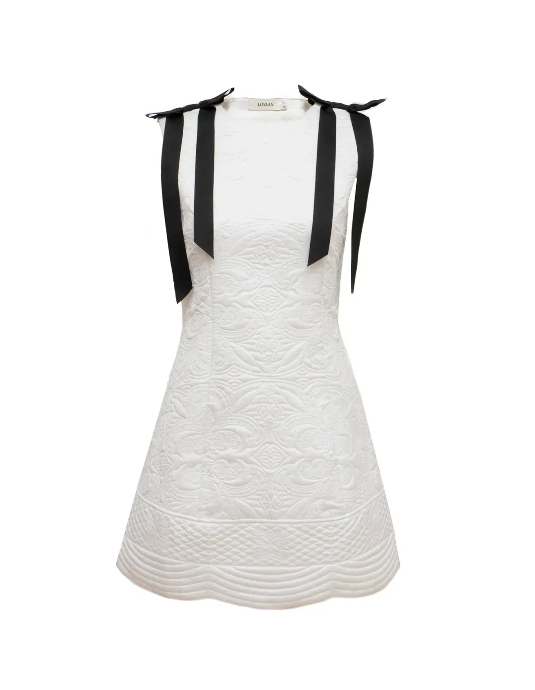 Lovaan Lena Dress White Size 10 for rent on The Volte - main image