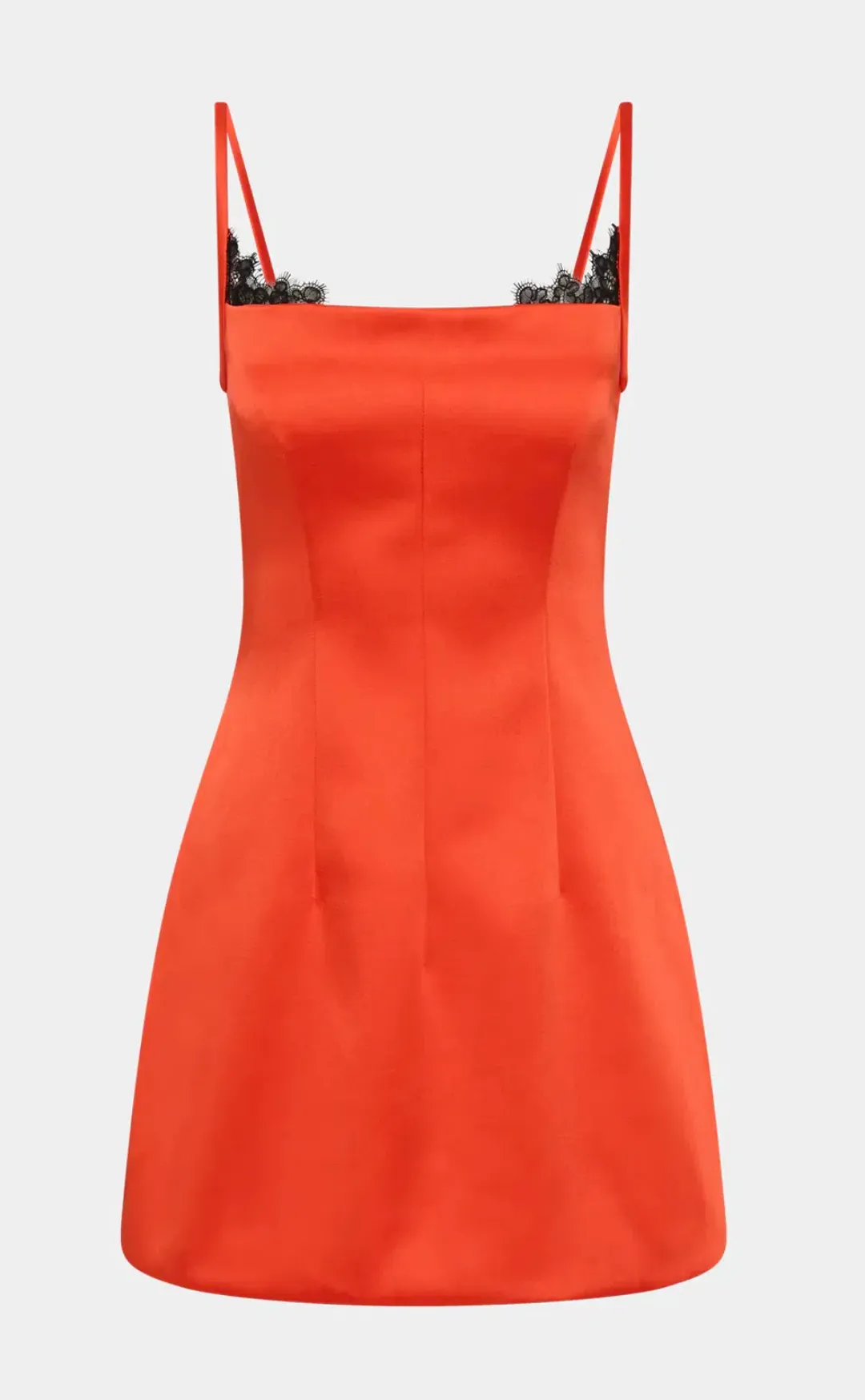 Sir Poppy Contoured Mini Dress Tangerine Size 0 / Aus 8 for rent on The Volte - main image