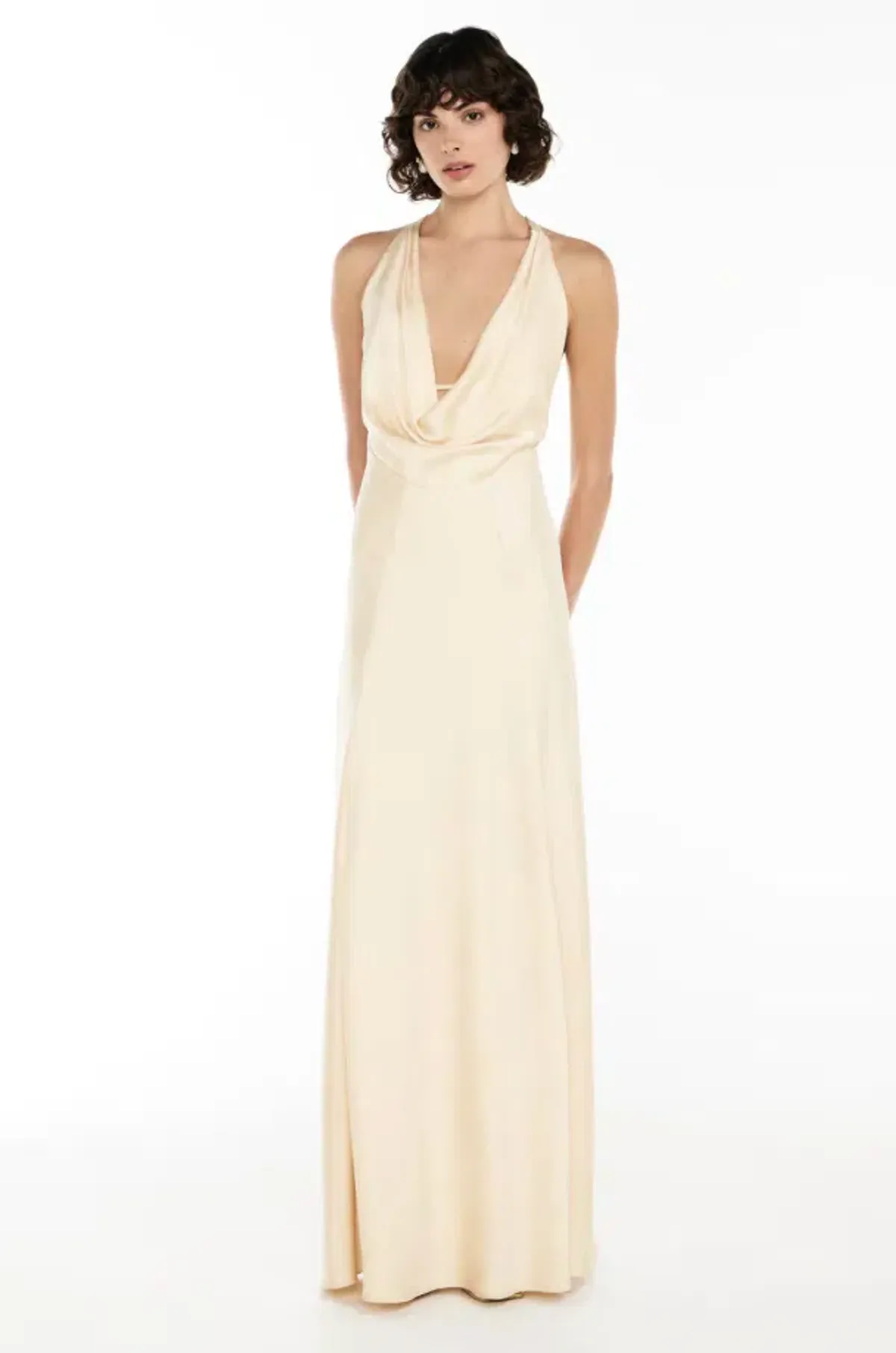Manning Cartell Charmed Cowl Slip Dress Champagne Size AU 6 - Image 5