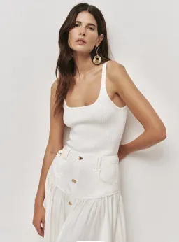 Aje Solene Midi Skirt - Size 10 for rent on The Volte - image 2