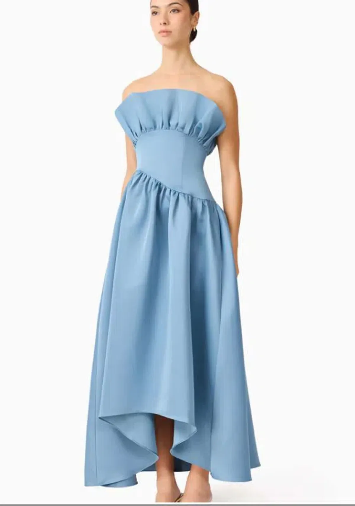 Elliatt Laurel Dress in Steel Blue Size S/8 - Image 3