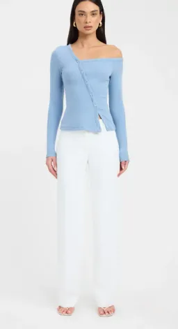 Kookai Bennet Top in Blue size 8 for rent on The Volte - image 1