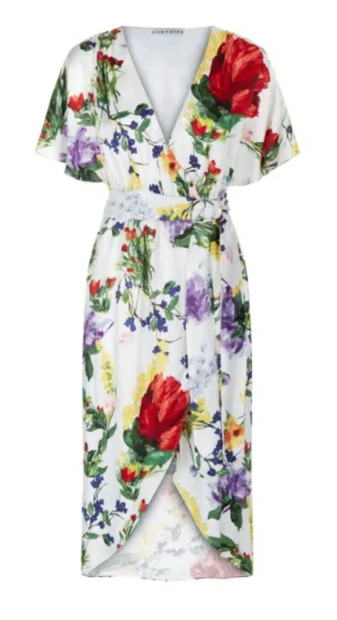 Alice + Olivia Floral Dress in wildflower print size 10 for rent on The Volte - main image