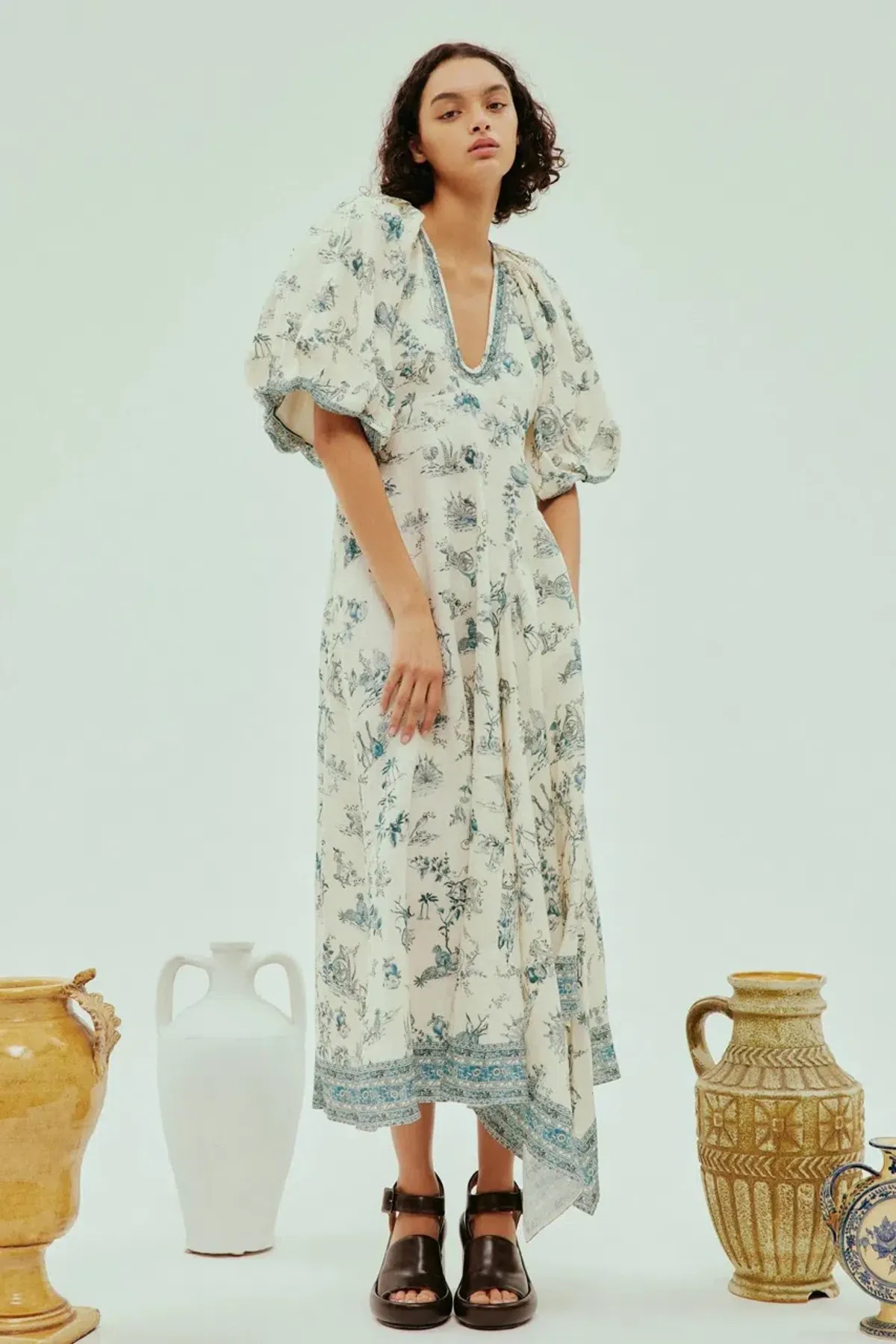 ALEMAIS Casa Midi Dress Print 8 AU - Image 18