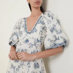 ALEMAIS Casa Midi Dress Print 8 AU for rent on The Volte - image 4