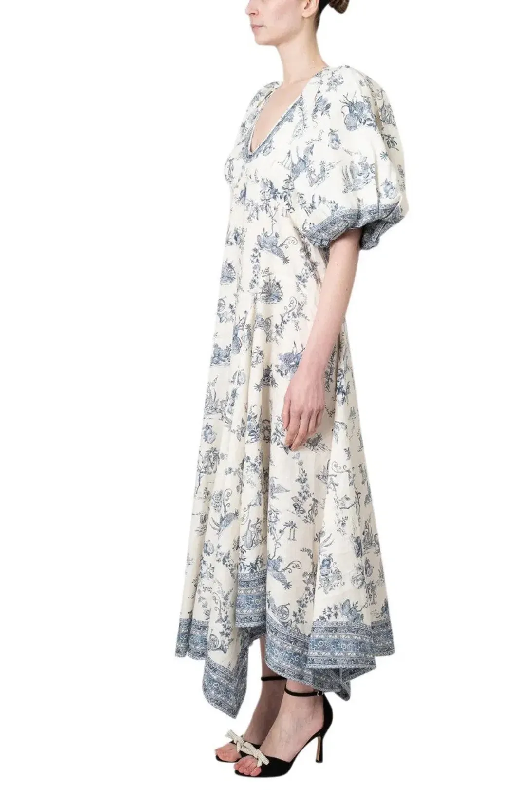 ALEMAIS Casa Midi Dress Print 8 AU for rent on The Volte - main image