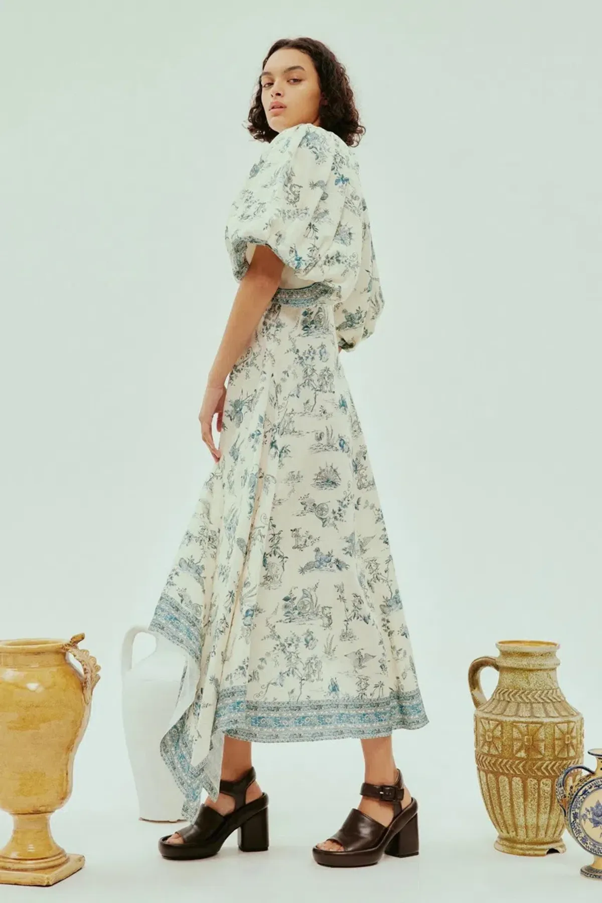ALEMAIS Casa Midi Dress Print 8 AU - Image 15