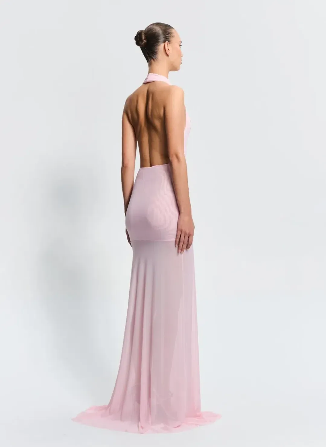 Effie Kats Cleo Gown - Petal Pink Size S for rent on The Volte - main image