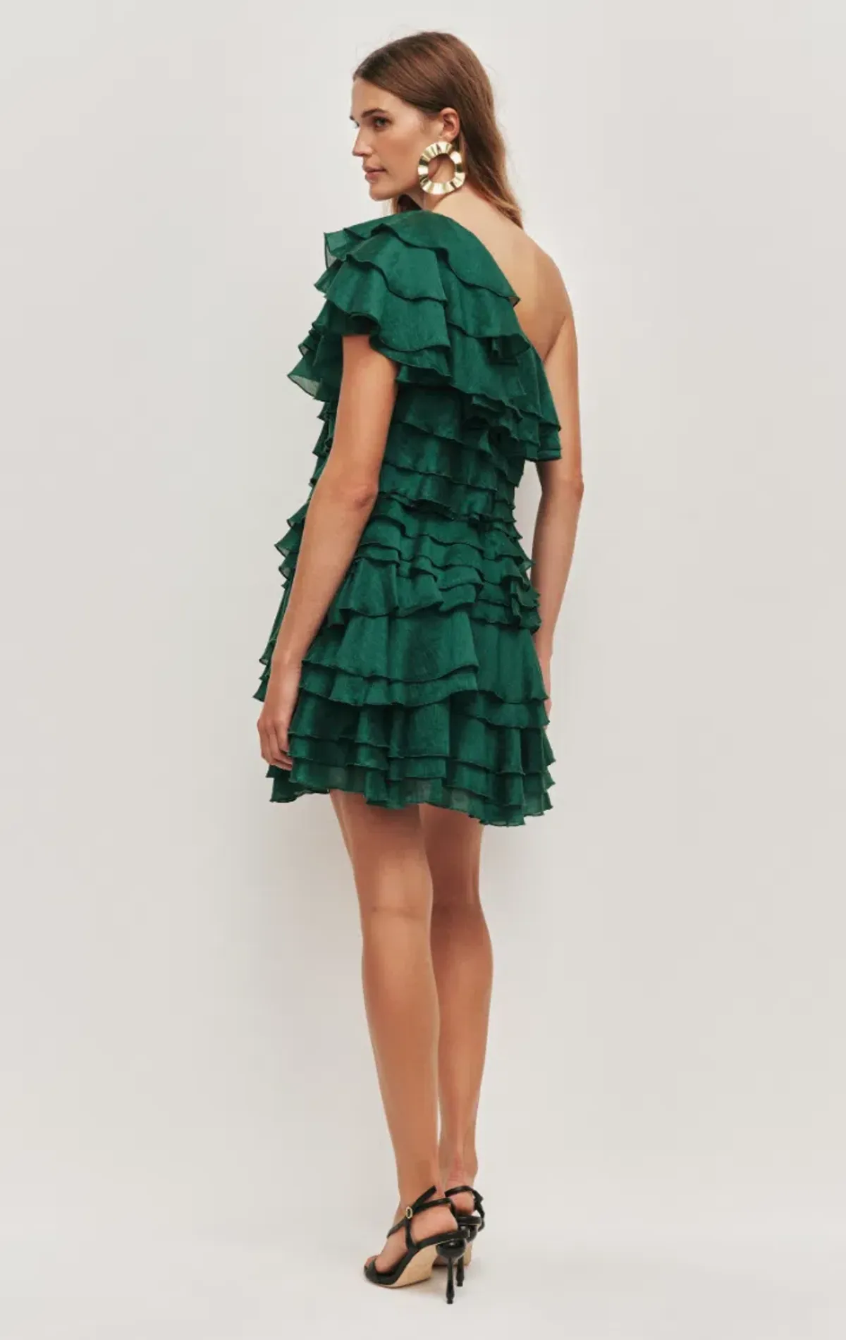 AJE Rosaline Mini Dress Forest green Size 6 - Image 2
