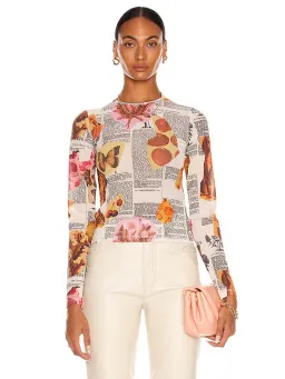 Miaou Botanica Mesh long sleep top size S for rent on The Volte - image 1