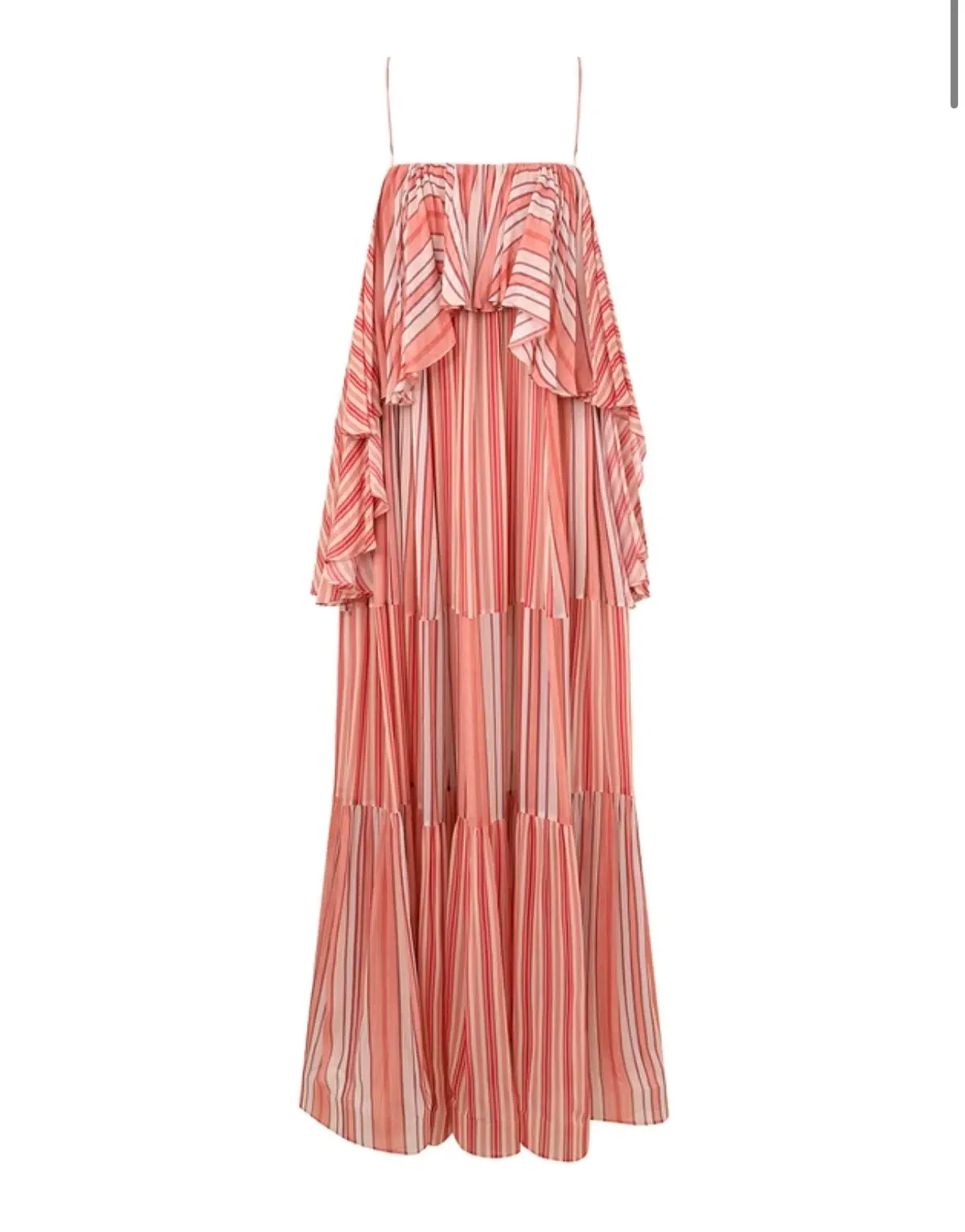 Zimmermann Rebellion Bohemian Slip Dress in Red Stripe Size 1 - Image 1