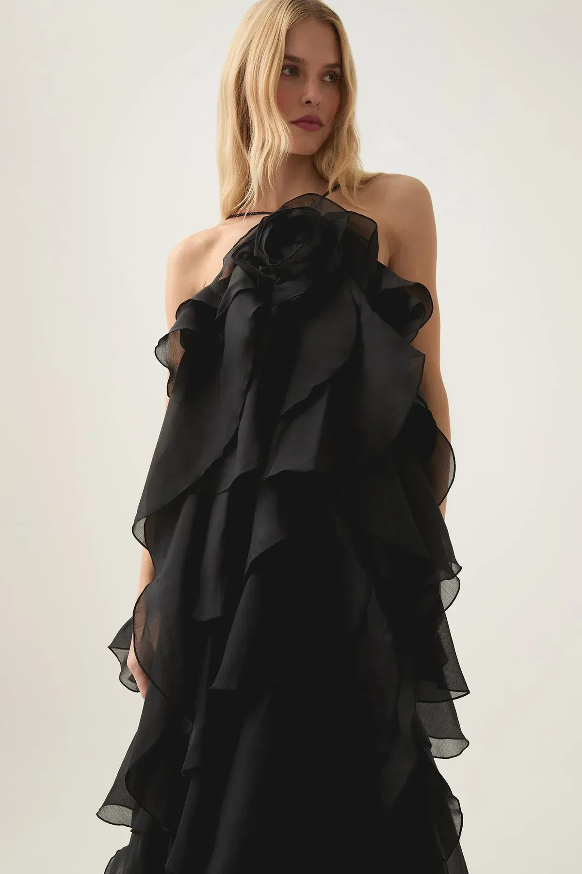 Aje Pandorea Maxi Dress in Black - Image 3