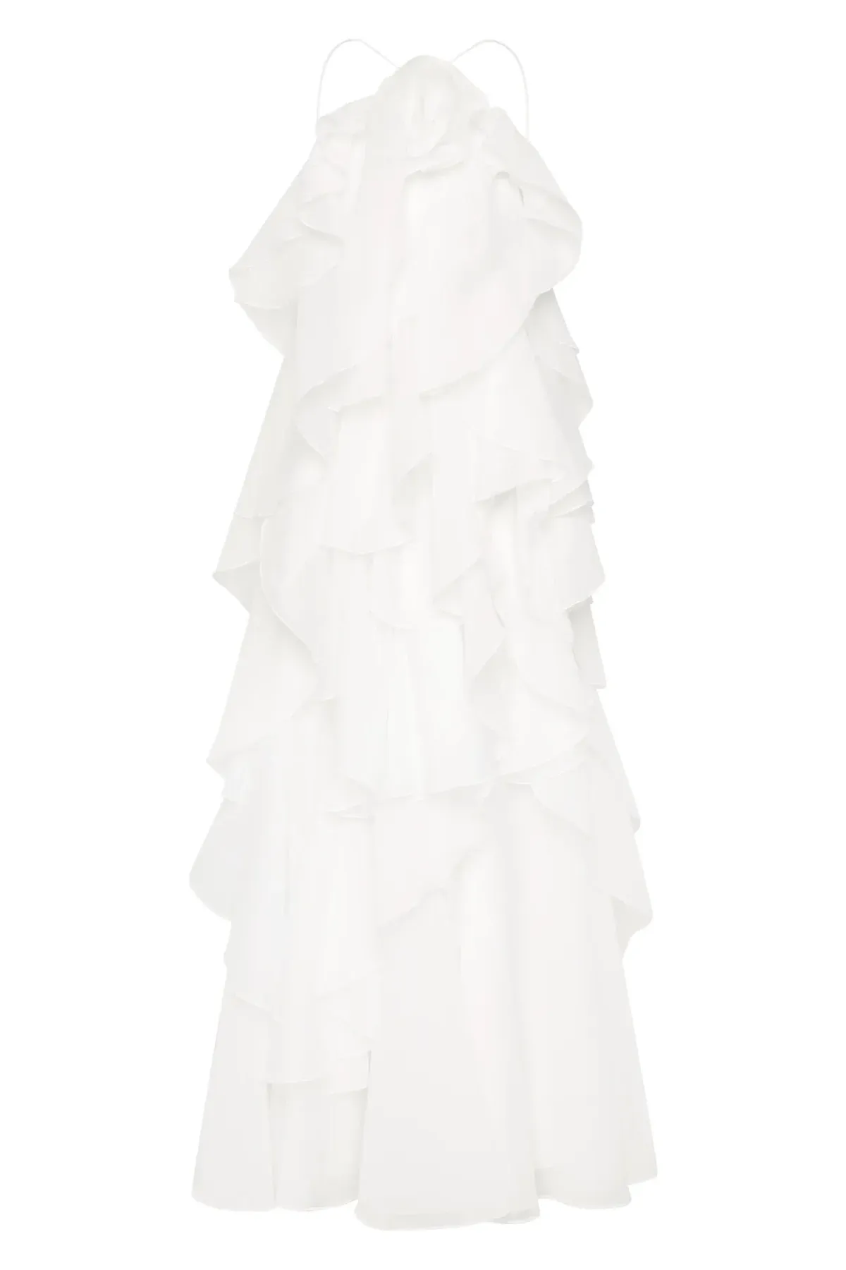 Aje Pandorea Maxi Dress in White - Image 11