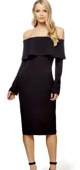 KOOKAI Heidi Dress in Black Size 38 for rent on The Volte - image 1