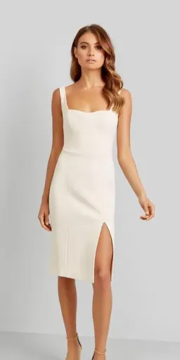 KOOKAI Martina Dress in Bone Size 38 for rent on The Volte - image 2