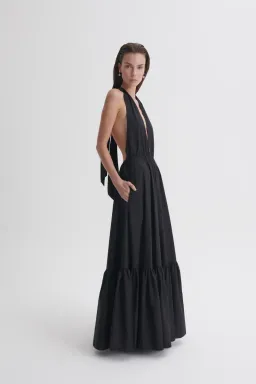 Scanlan Theodore Parachute Cotton Halter Dress Size 10 for rent on The Volte - image 3