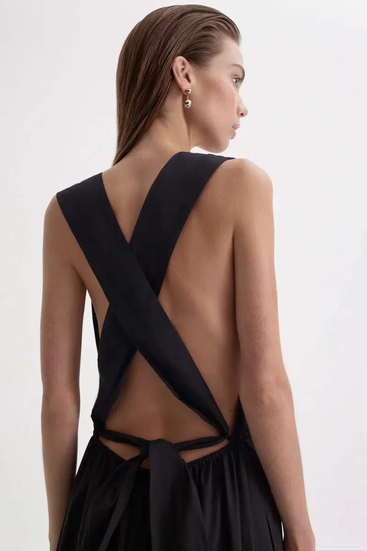 Scanlan Theodore Parachute Cotton Halter Dress Size 10 - Image 7