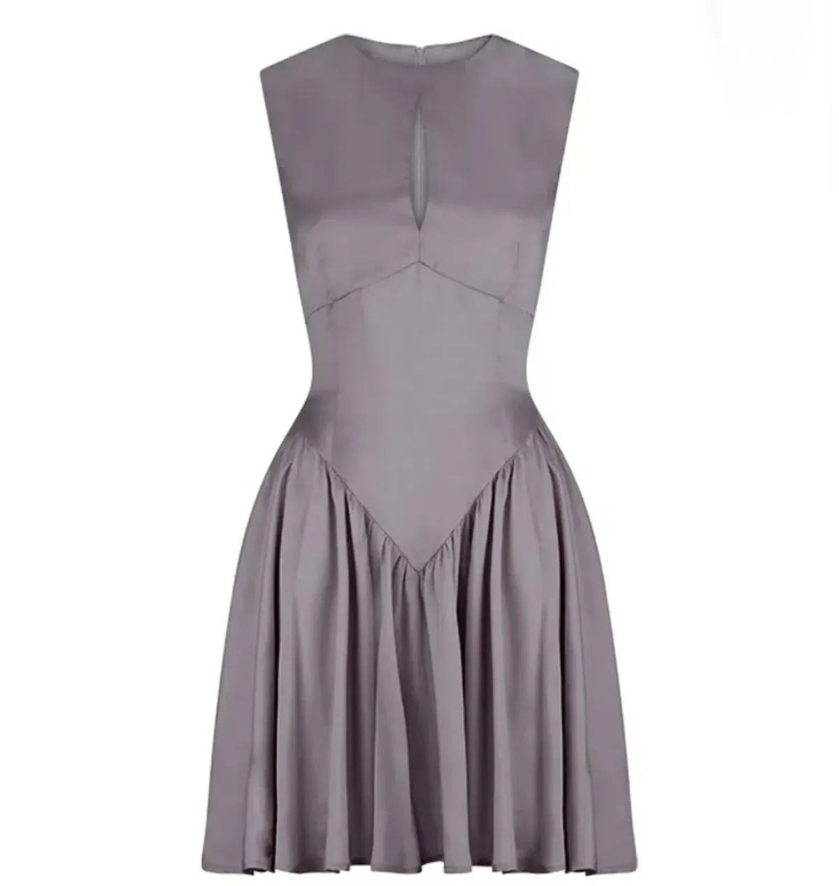 She Societe Paris Grey Ballerina Dress Size 6 - Image 4