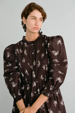 Lovaan Kitty Dress Cotton Vintage Rose Size 10 for rent on The Volte - image 3