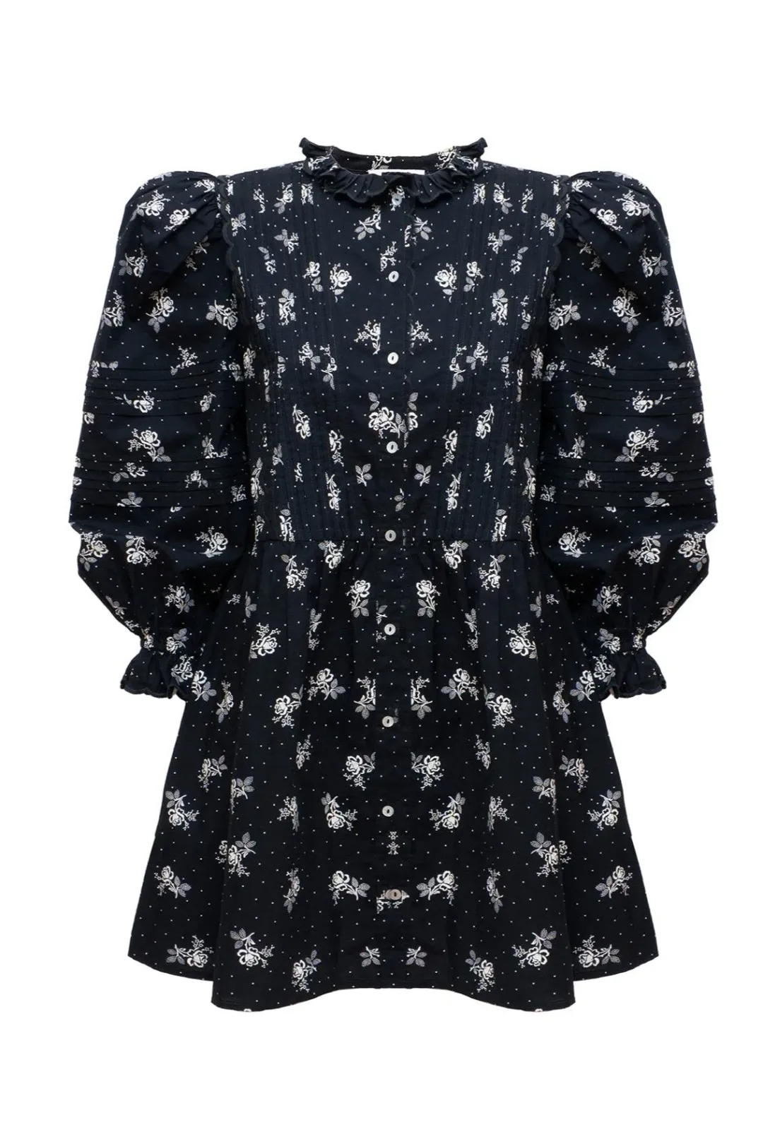 Lovaan Kitty Dress Cotton Vintage Rose Size 10 for rent on The Volte - main image