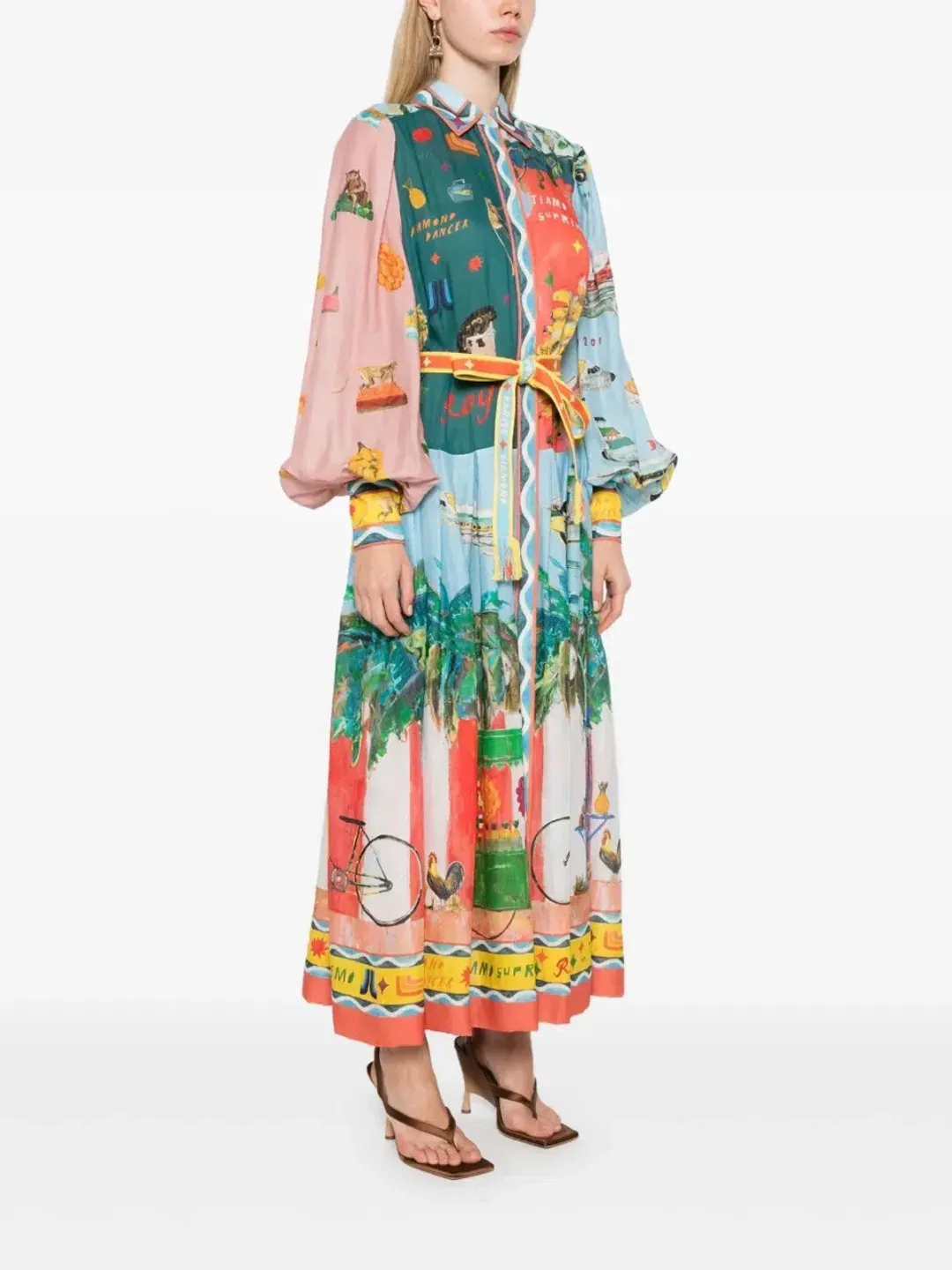 ALEMAIS All Aboard Shirtdress Size 6 AU for rent on The Volte - main image