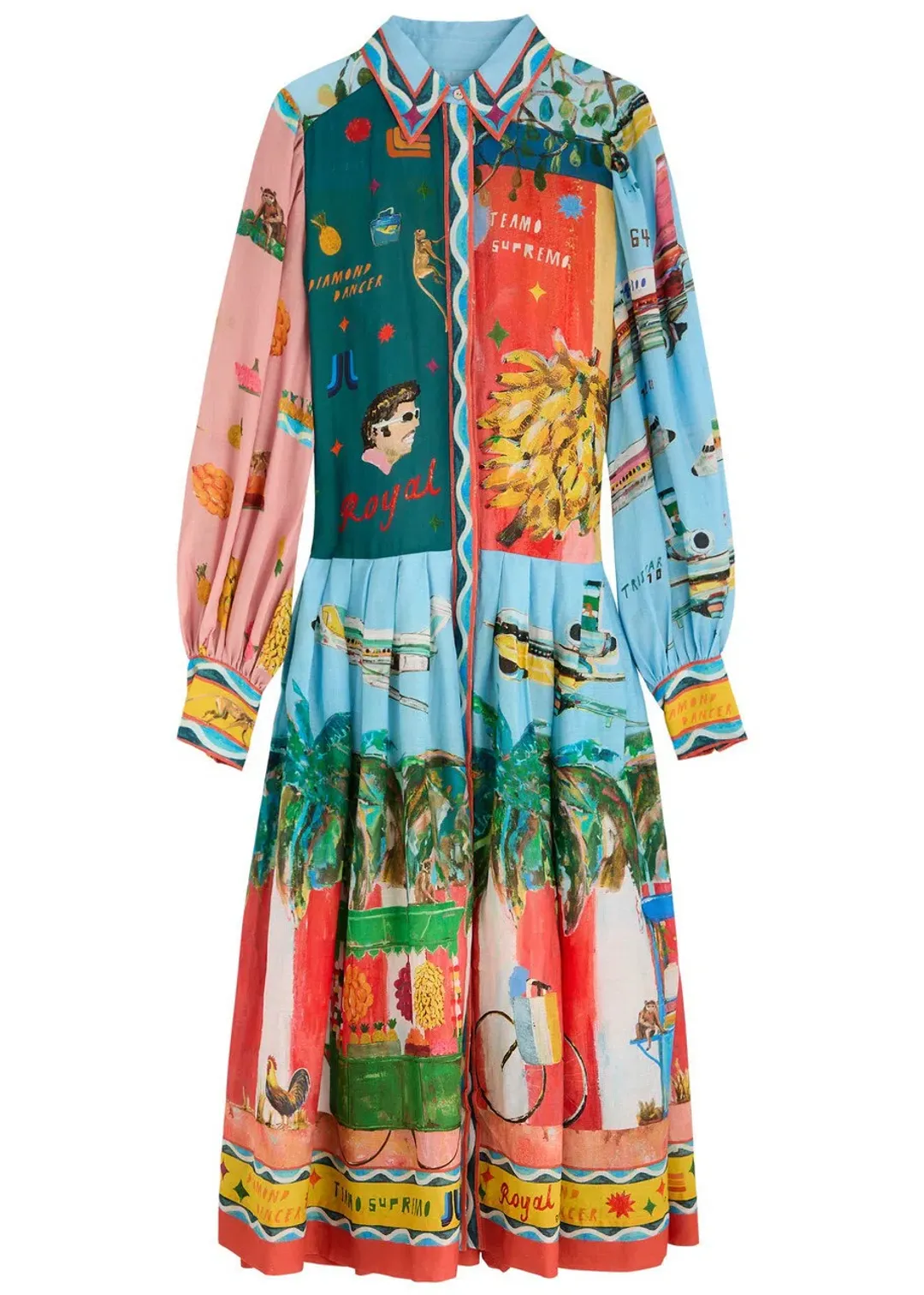 ALEMAIS All Aboard Shirtdress Size 6 AU for rent on The Volte - main image