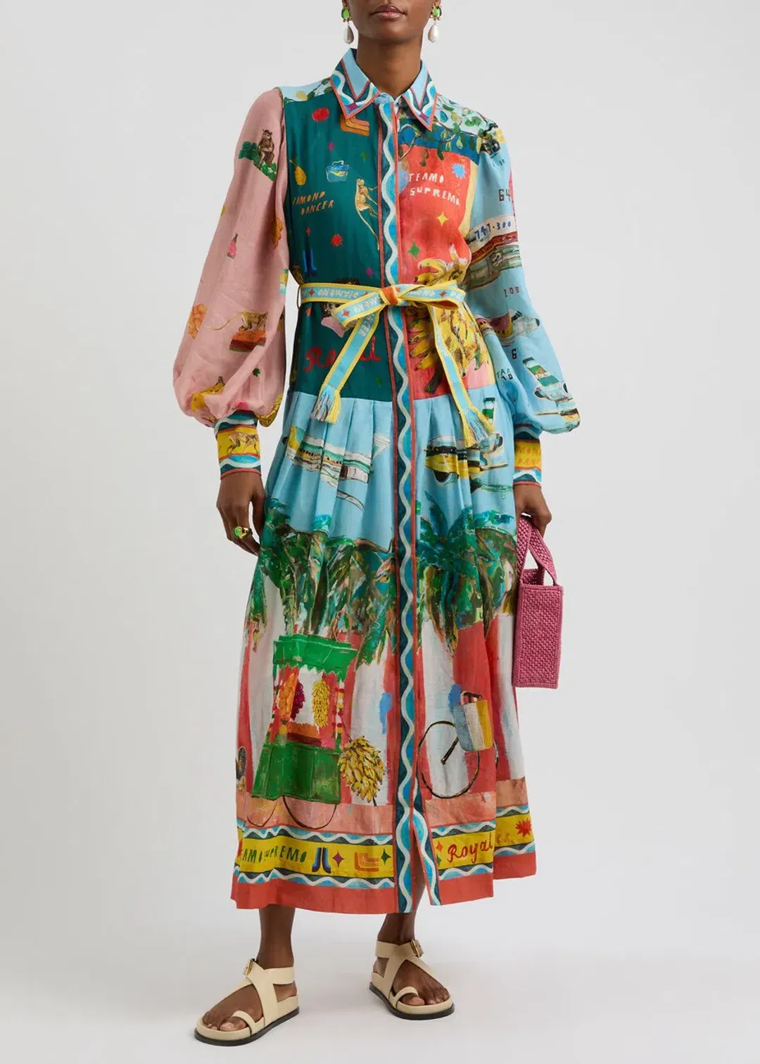 ALEMAIS All Aboard Shirtdress Size 6 AU for rent on The Volte - main image