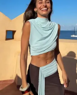 Bec and Bridge Conni Asym midi dress for rent on The Volte - image 4