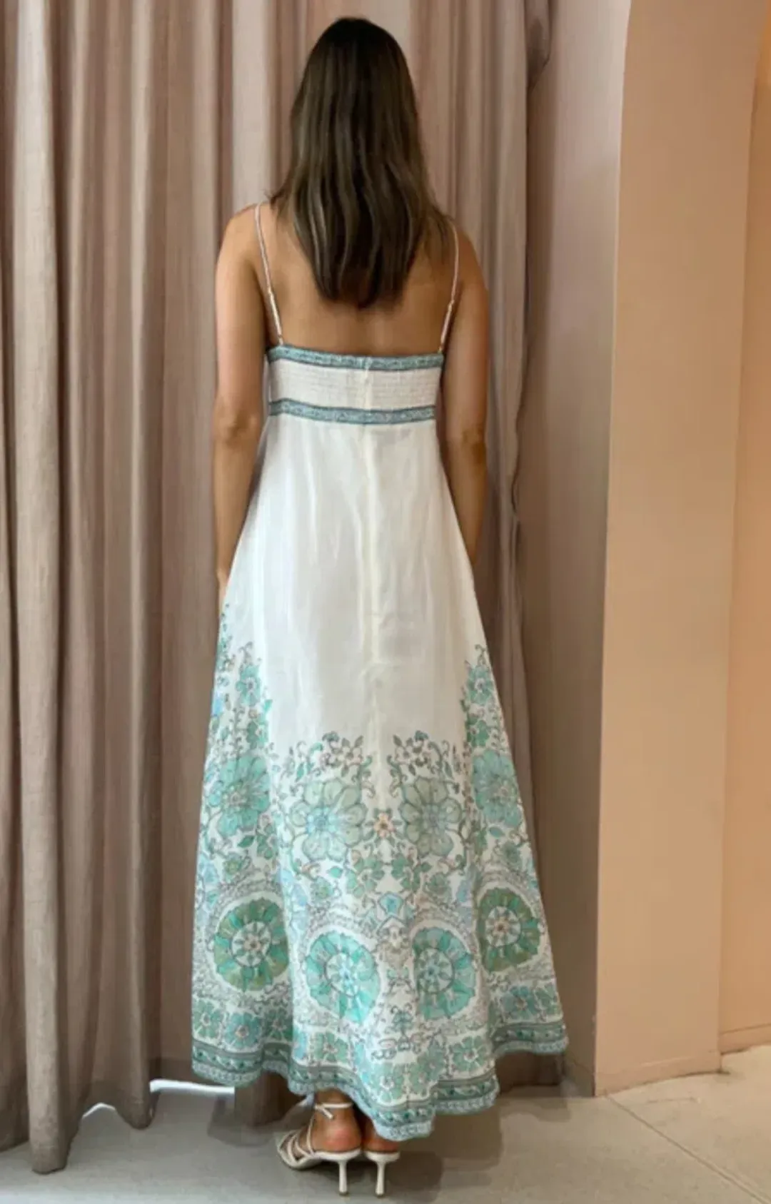 Kate Ford Aegina Bodice Dress in Multi Size 1 AU 8 for rent on The Volte - main image