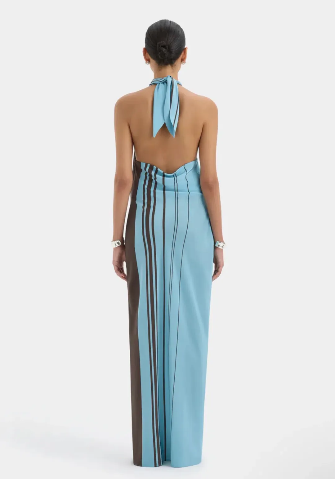 SIR THE LABEL Rioja Halter Scarf Maxi Dress Size 10/M for rent on The Volte - main image