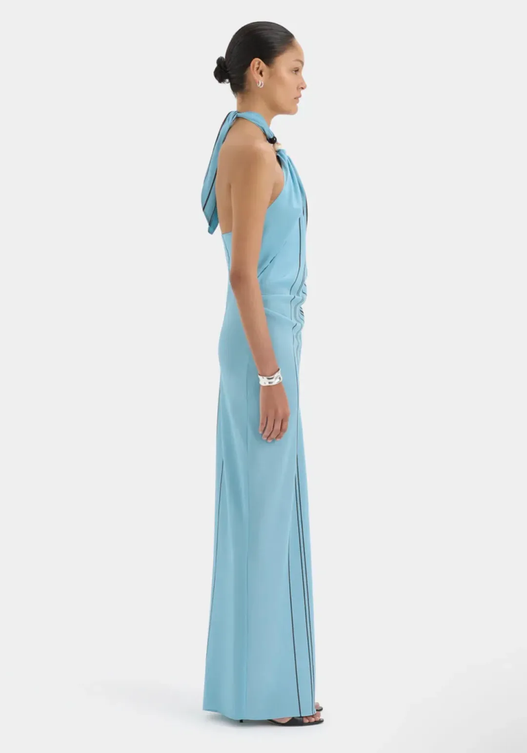 SIR THE LABEL Rioja Halter Scarf Maxi Dress Size 10/M for rent on The Volte - main image