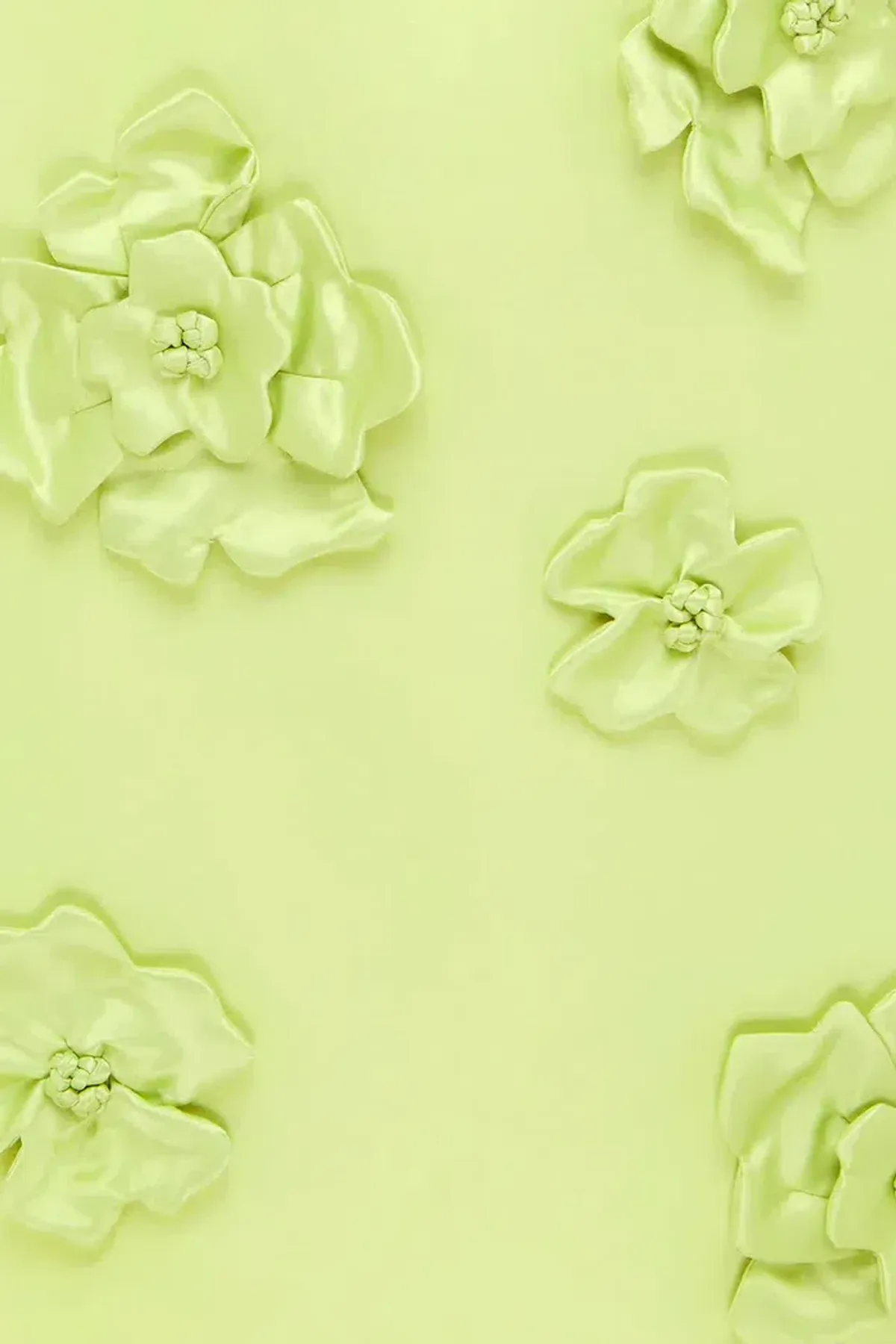 Leo Lin Leia Petal Mini Dress - Chartreuse - AU 16 (US 12) - Image 4