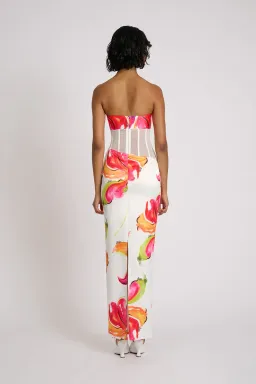 Eliya The Label Papaya Maxi Dress Floral Size M / AU 10 for rent on The Volte - image 3