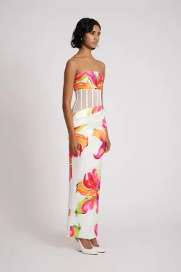 Eliya The Label Papaya Maxi Dress Floral Size XS / AU 6 for rent on The Volte - image 2