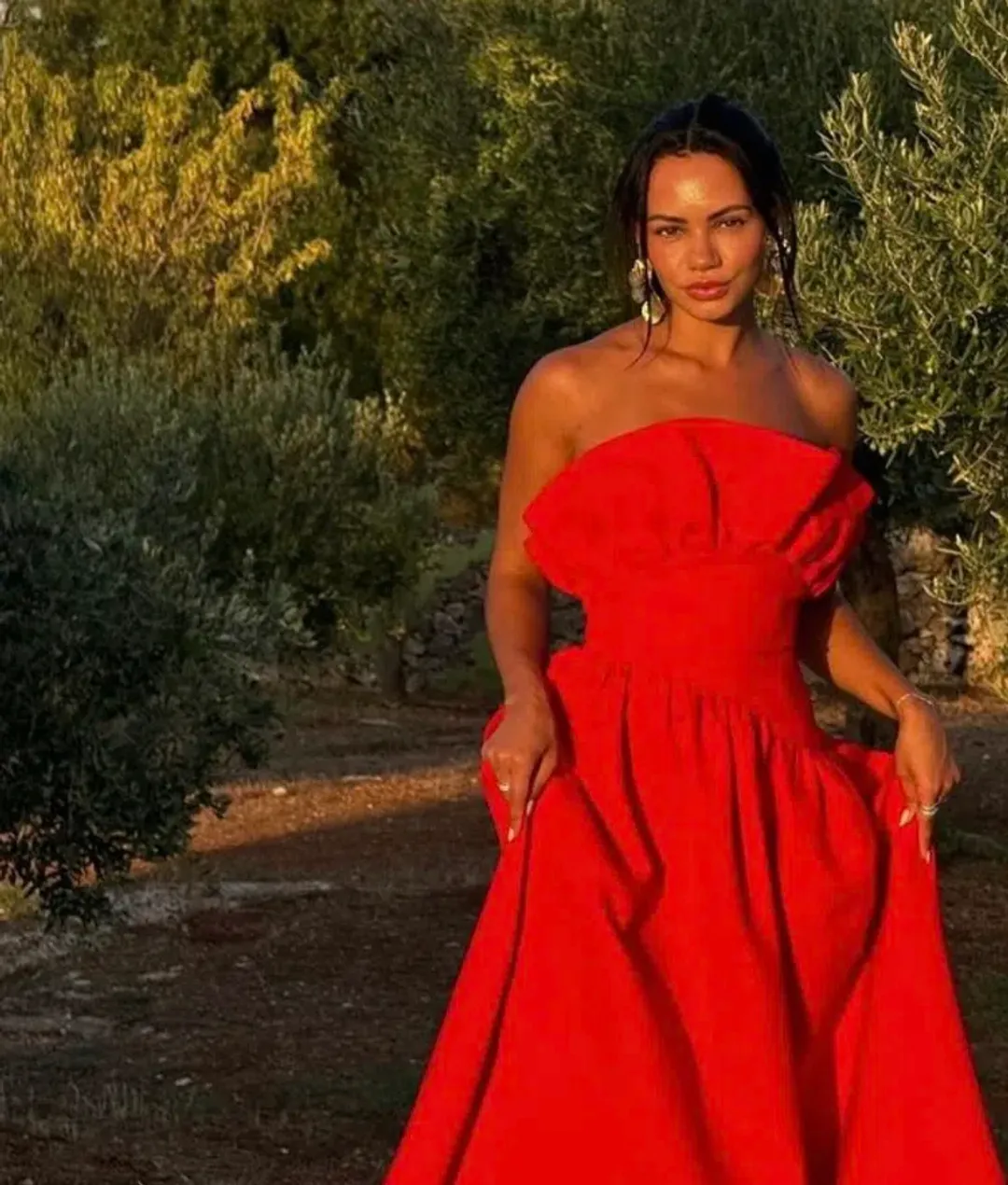 Laurel Gown Red Size 6 for rent on The Volte - main image