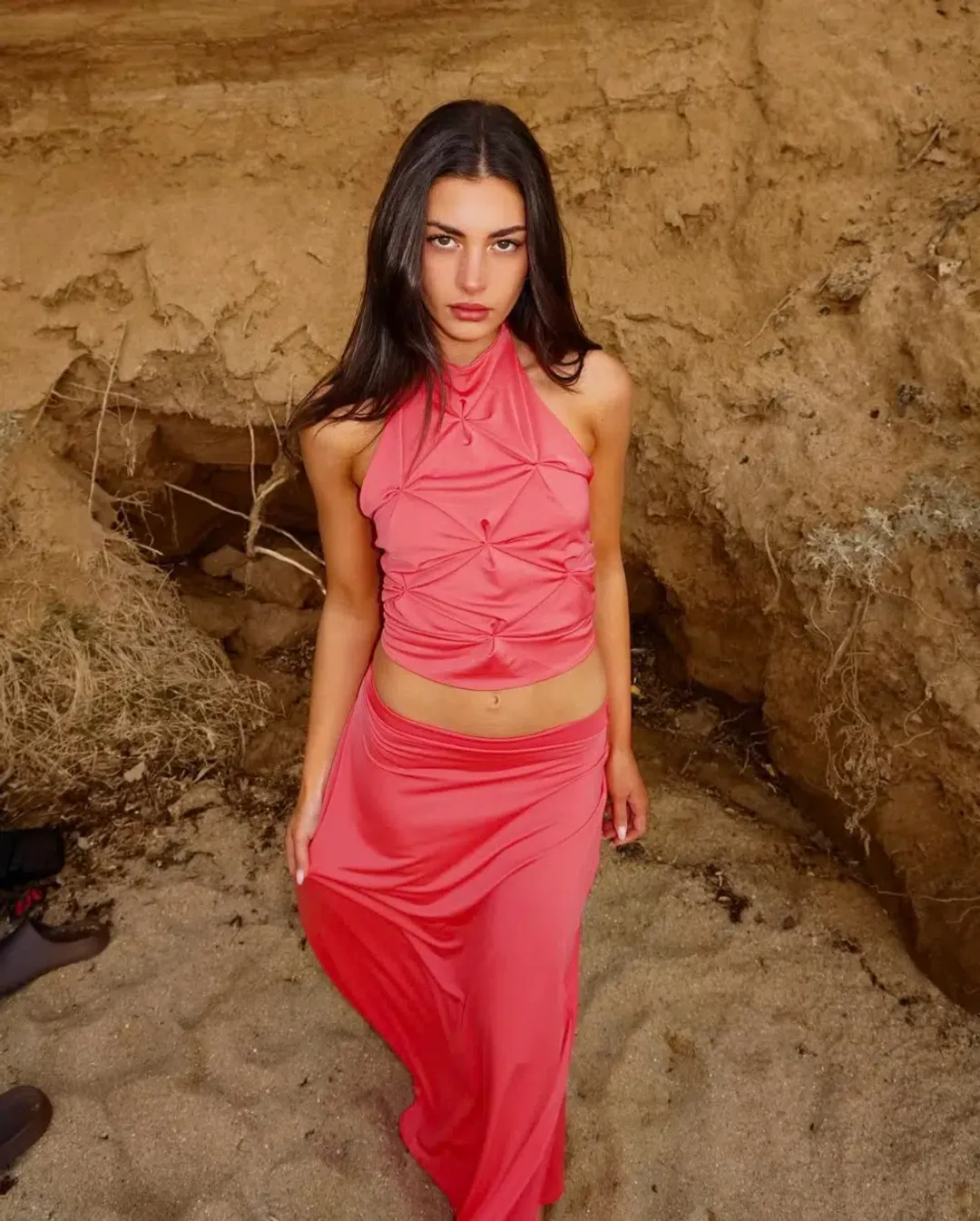 Donna's Daughter Co Suki Set Coral Size 6 for rent on The Volte - main image