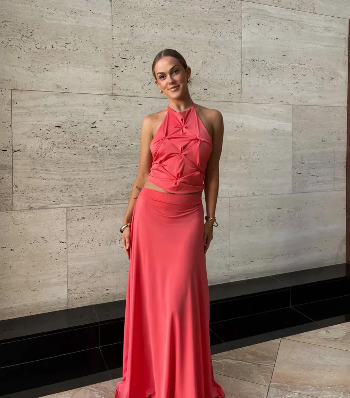 Donna's Daughter Co Suki Set Coral Size 6 for rent on The Volte - main image