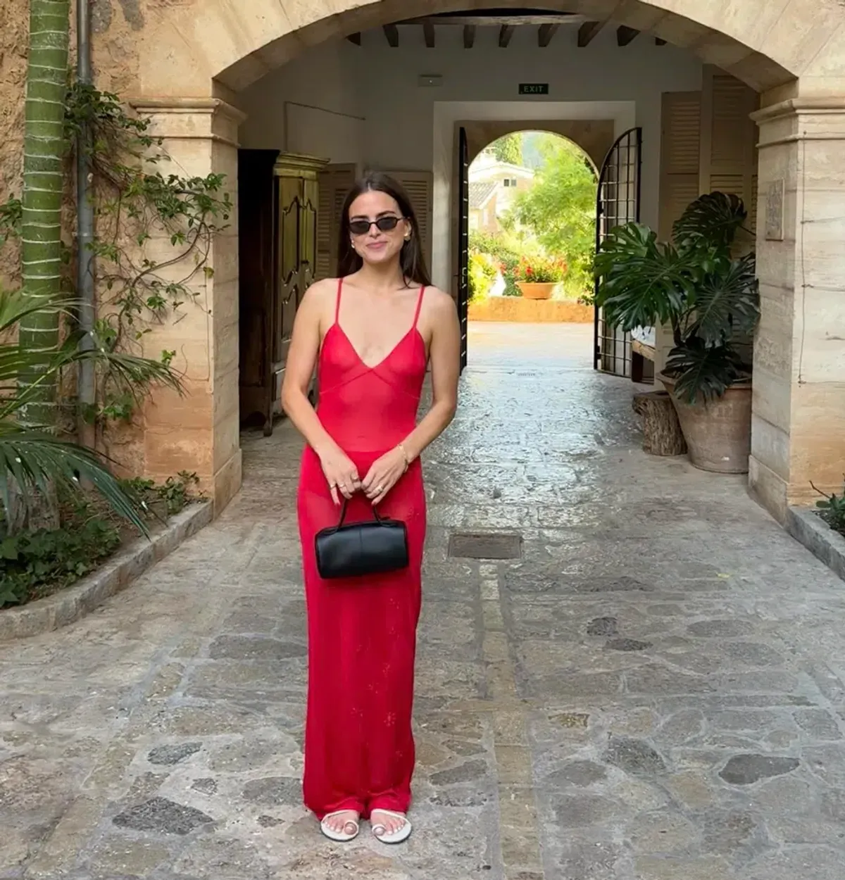 Asta Resort Red Delilah Dress Rossa for rent on The Volte - main image