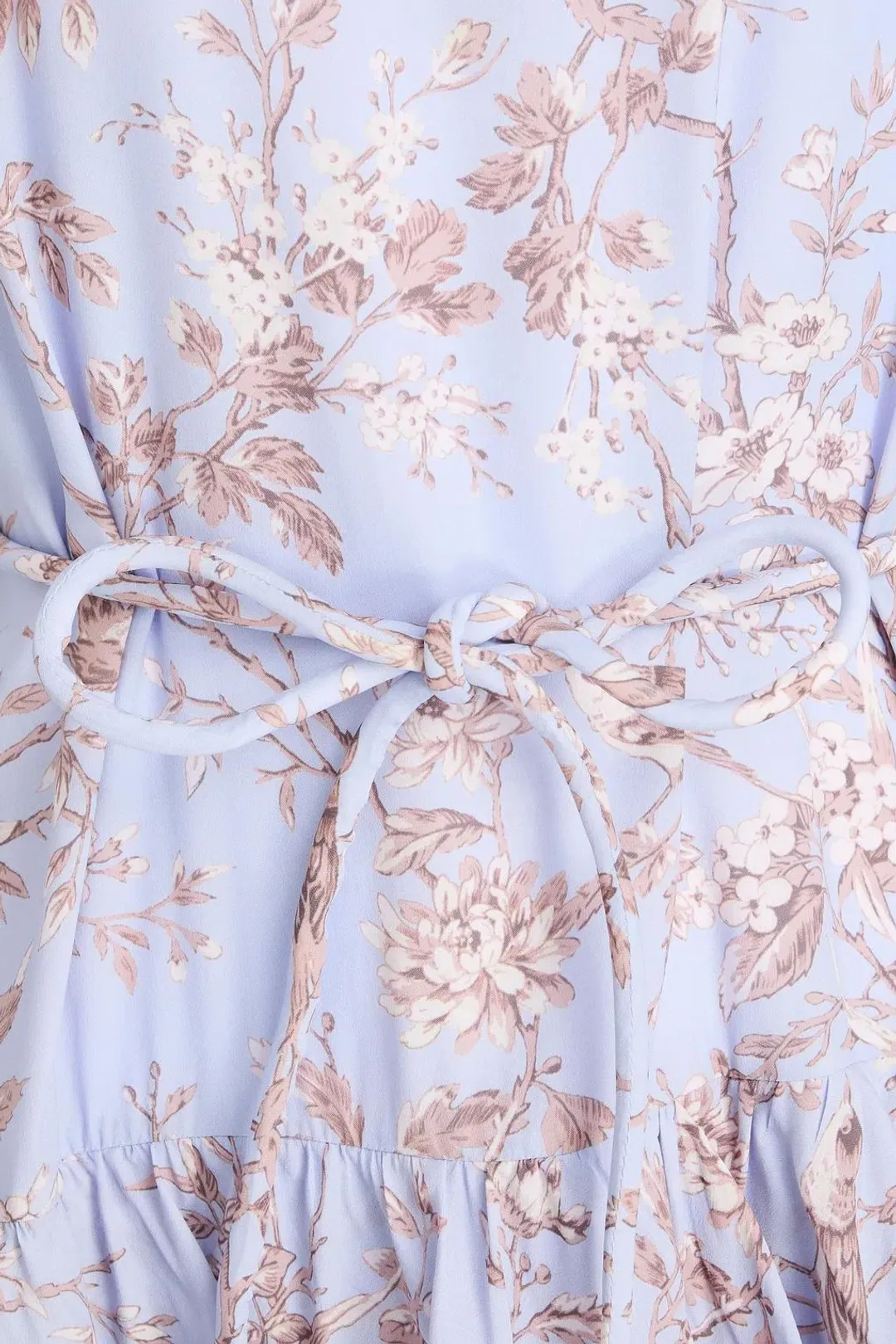 Zimmermann RUFFLED FLORAL PRINT CREPE MIDI size 0 / 8 for rent on The Volte - main image