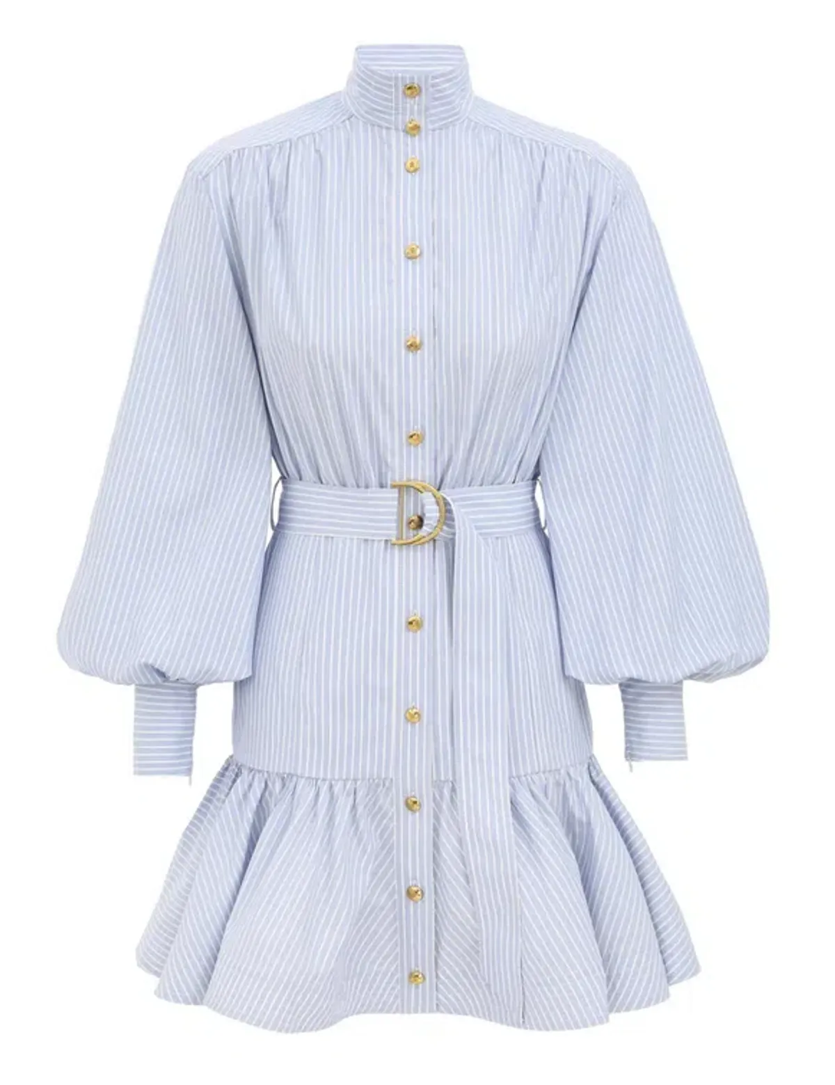 Zimmermann Stripe Utility Mini Dress Size 8 - Image 1