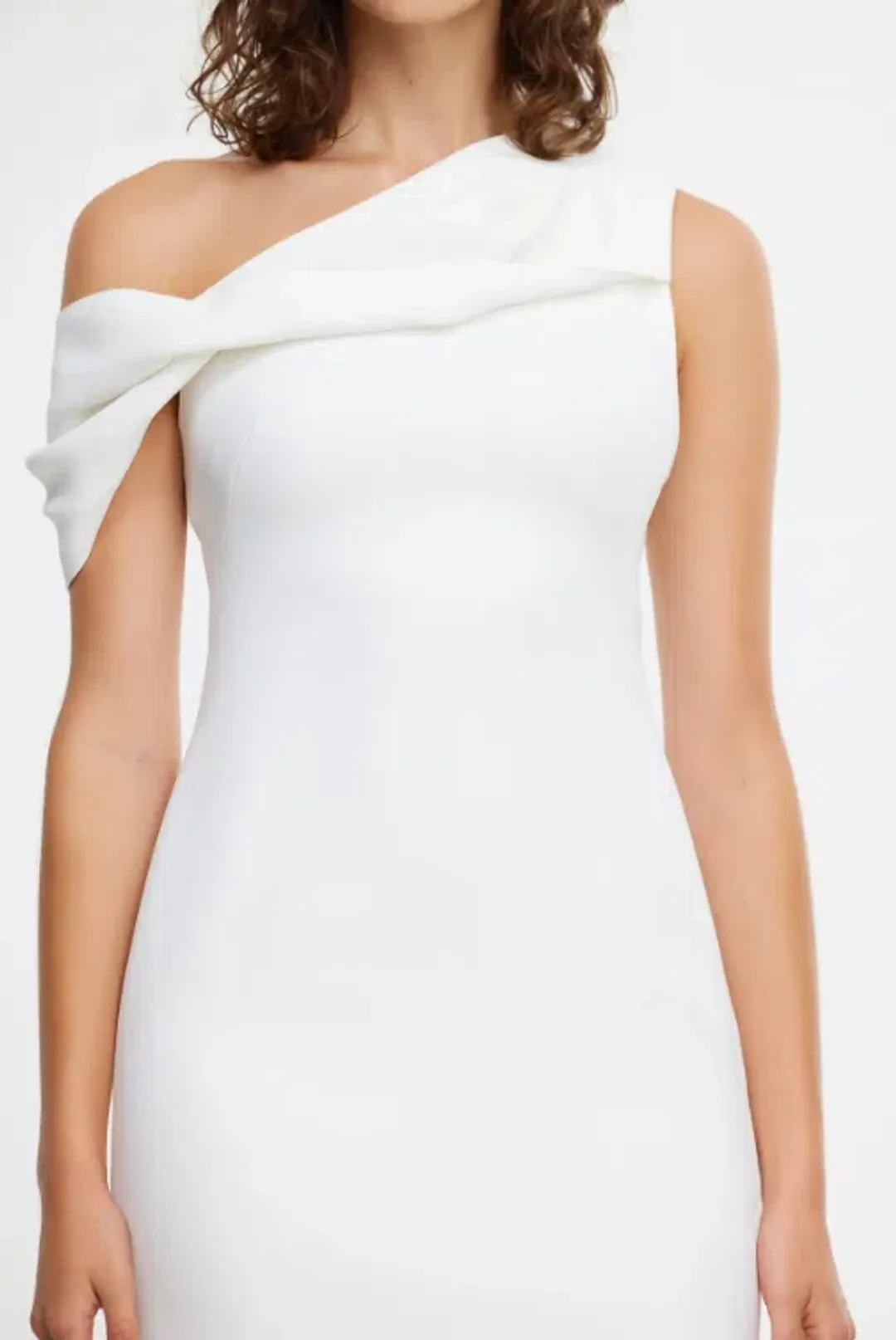 Acler White Williamston Midi Dress - Size 12 for rent on The Volte - main image