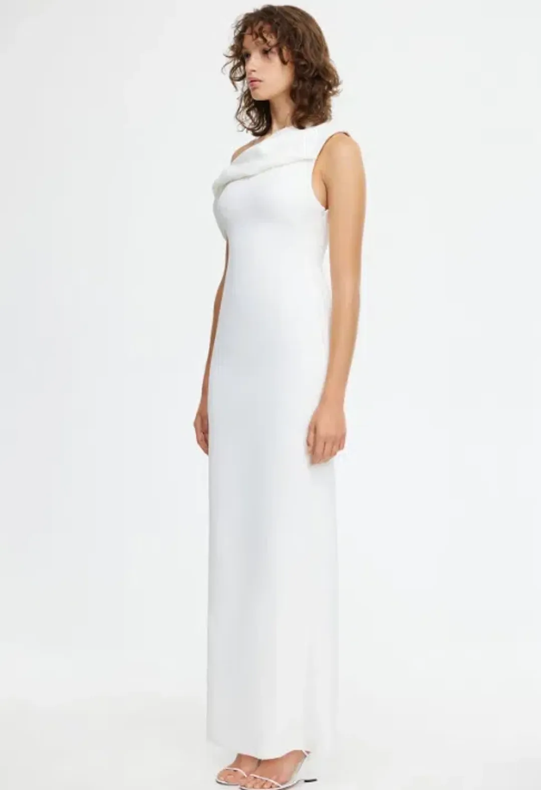 Acler White Williamston Midi Dress - Size 12 for rent on The Volte - main image