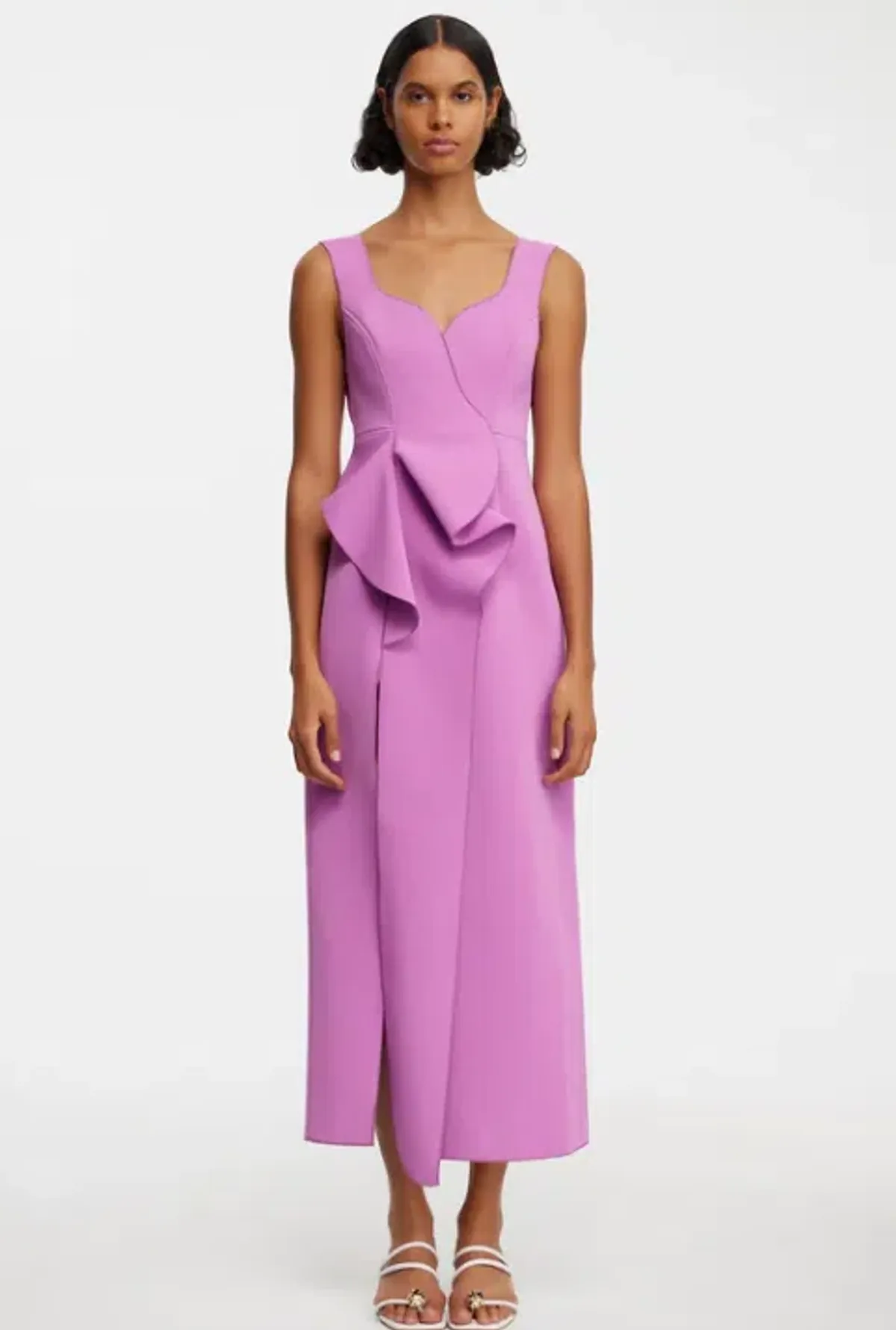 Acler Underwood Purple Midi Dress - 10 for rent on The Volte - main image