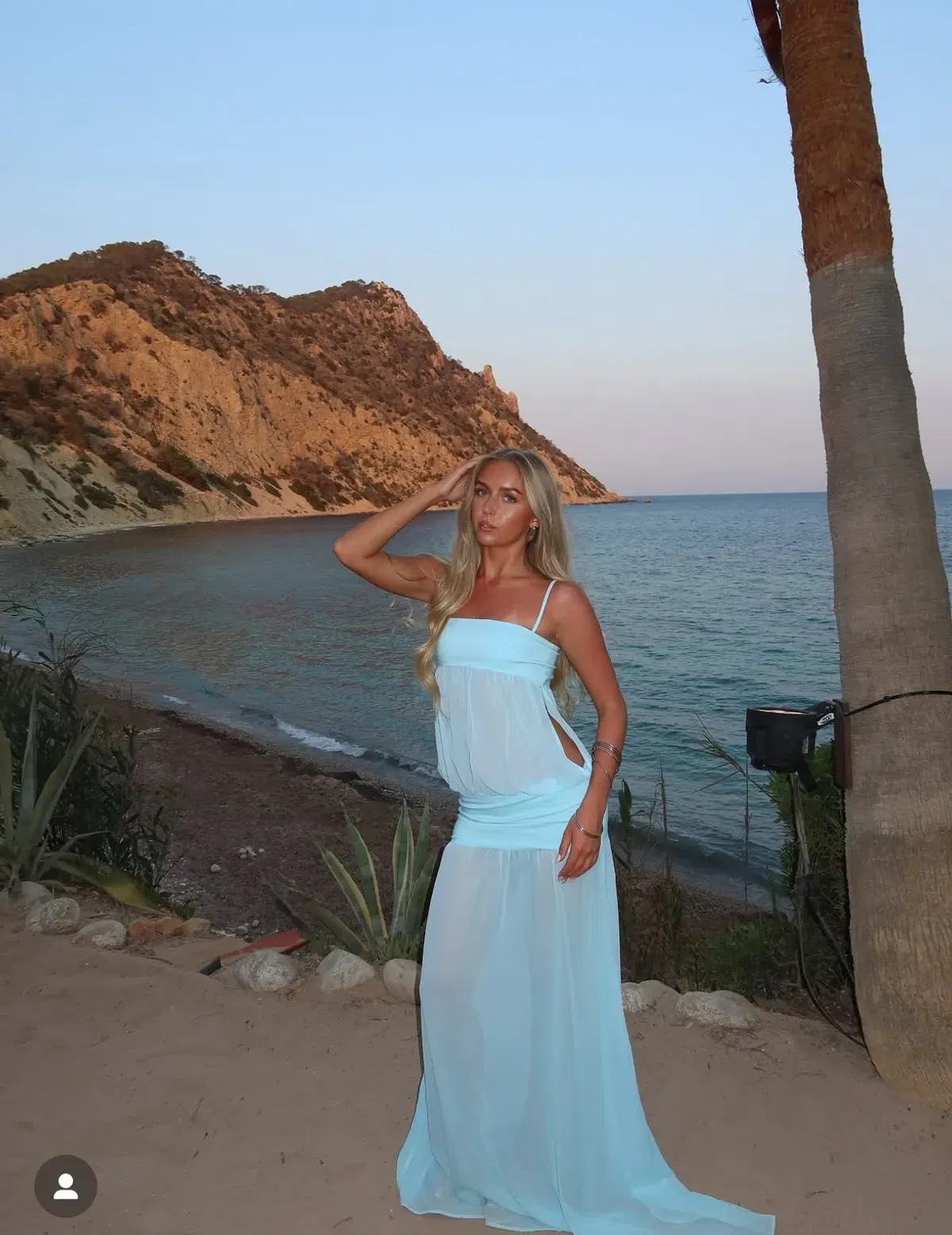 Ance Gria Romeo Gown Aqua Blue size XS 6 AU - Image 9