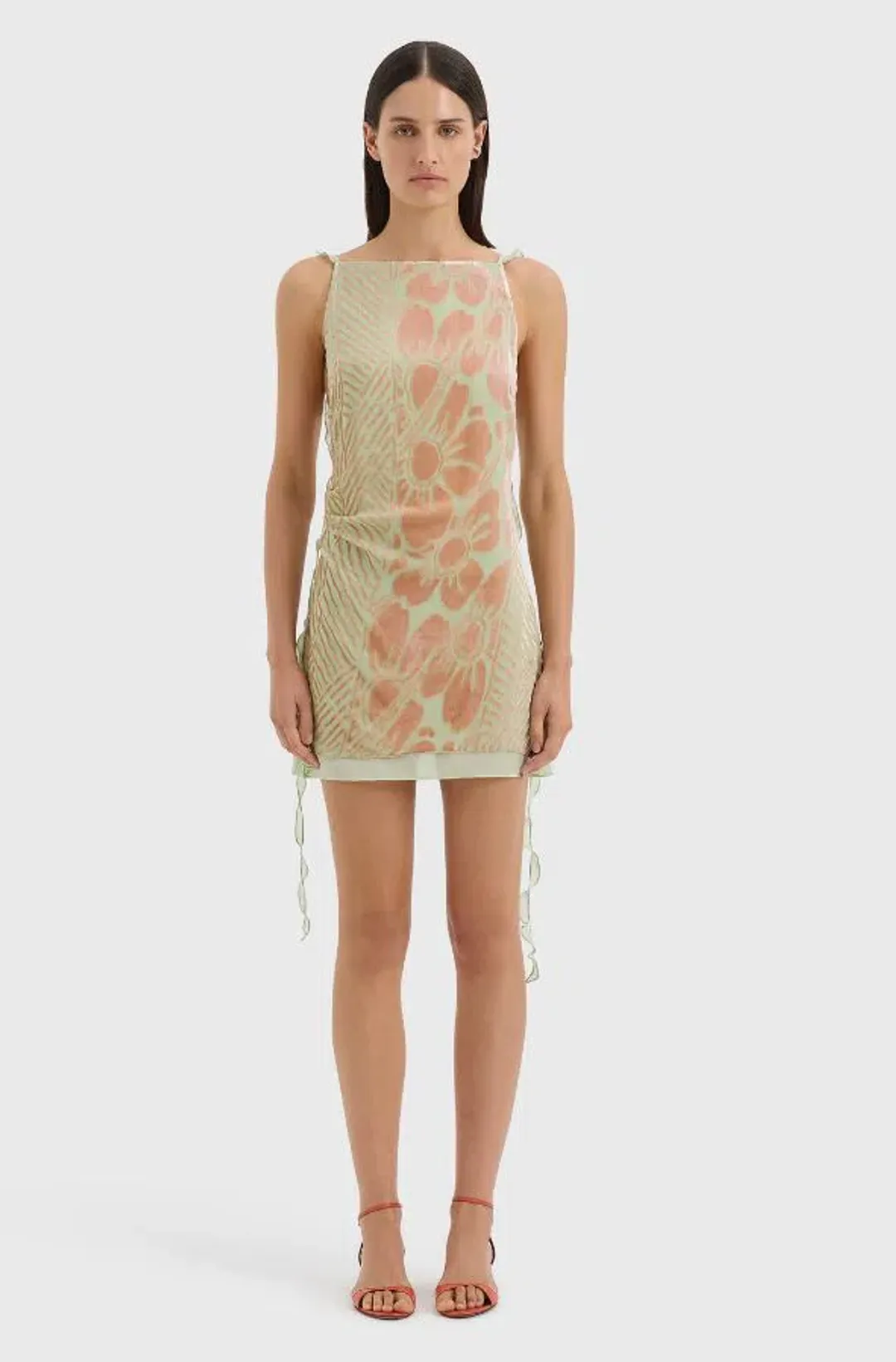 Sir Ventura Mini Dress in Daisy Stripe Size 2/10 for rent on The Volte - main image