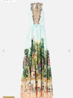 Camilla Ruffle Hem Halter Dress Arches Of Amor size 3XL for rent on The Volte - image 3