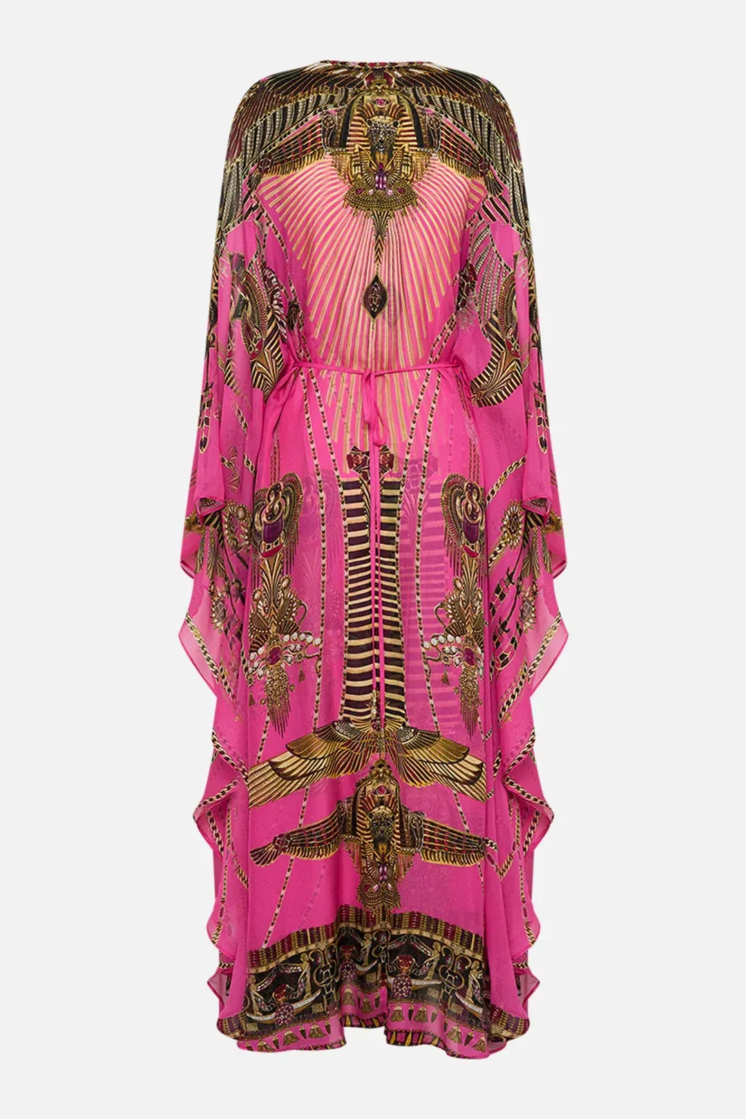 Camilla Long Kaftan With Waist Detail Song Of The Scarab size O/S for rent on The Volte - main image