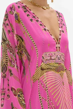 Camilla Long Kaftan With Waist Detail Song Of The Scarab size O/S for rent on The Volte - image 6