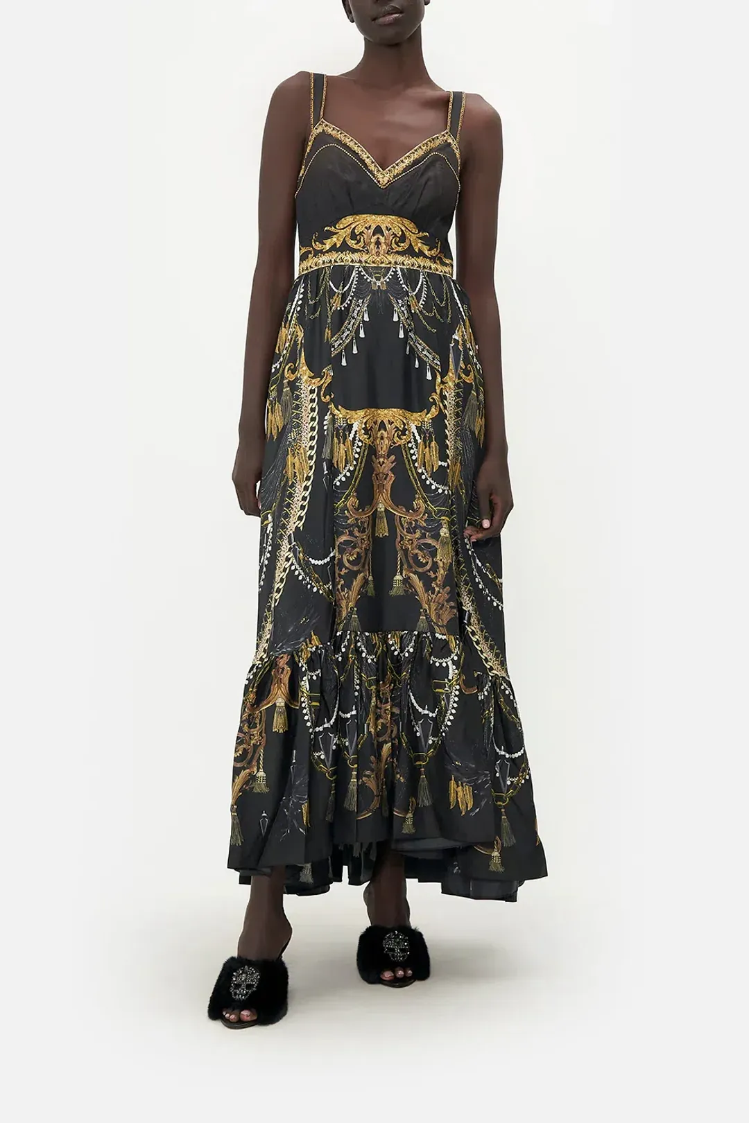 Camilla Dress With Fitted Bodice Ravin Raven size XXL for rent on The Volte - main image