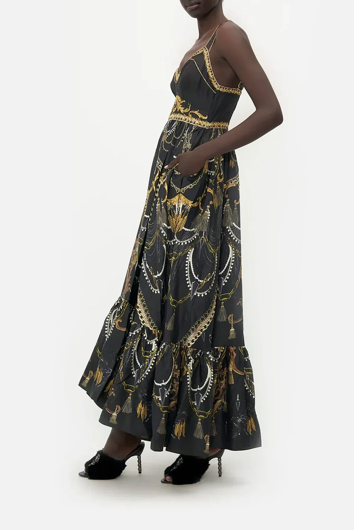 Camilla Dress With Fitted Bodice Ravin Raven size XXL - Image 4